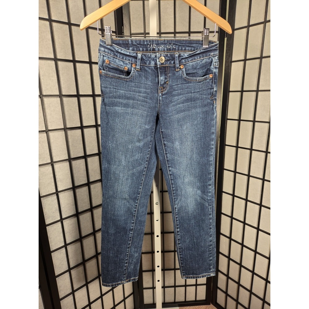 Aeropostale Y2K Skinny Crop Grunge Boho Hippie Size 0